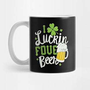 I Luckin Fove Beer Mug